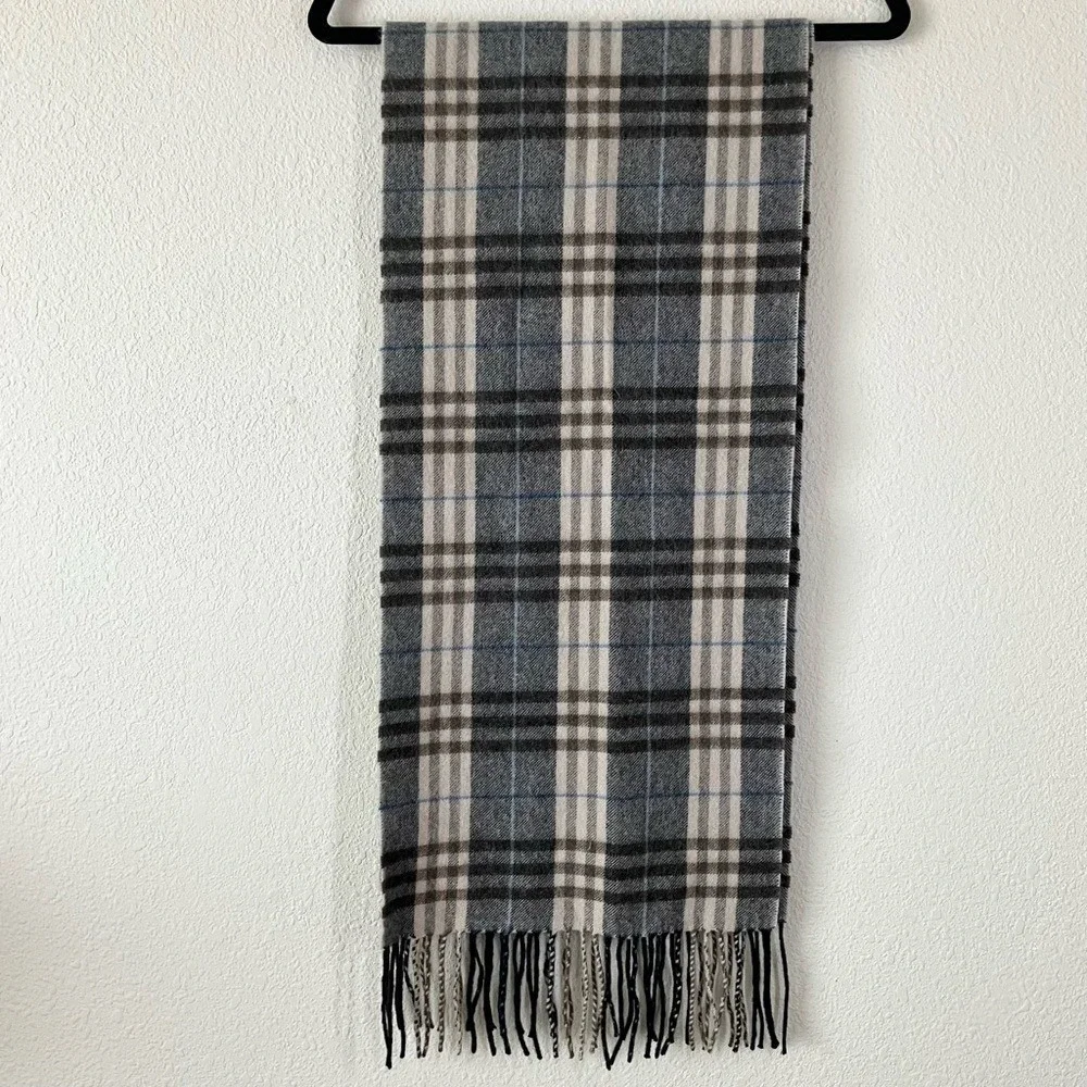 Tartan‎ Plaid Cashmere Blend Scarf Unisex Quiet Luxury Old Money Heritage Preppy